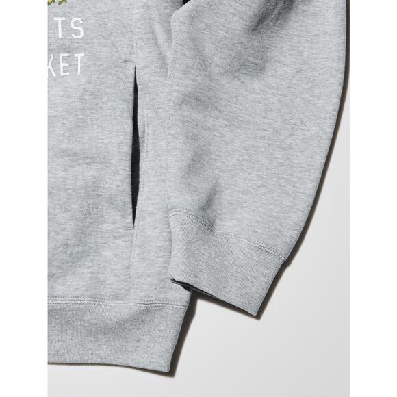 Uniqlo SpongeBob SquarePants Cactus Plant Flea Market Sweat Hoodie in Gray - Picture 3 of 14